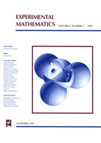 Cover of Experimental Mathematics